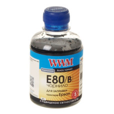Чернила WWM E80 для Epson, 200г Black светостойкие